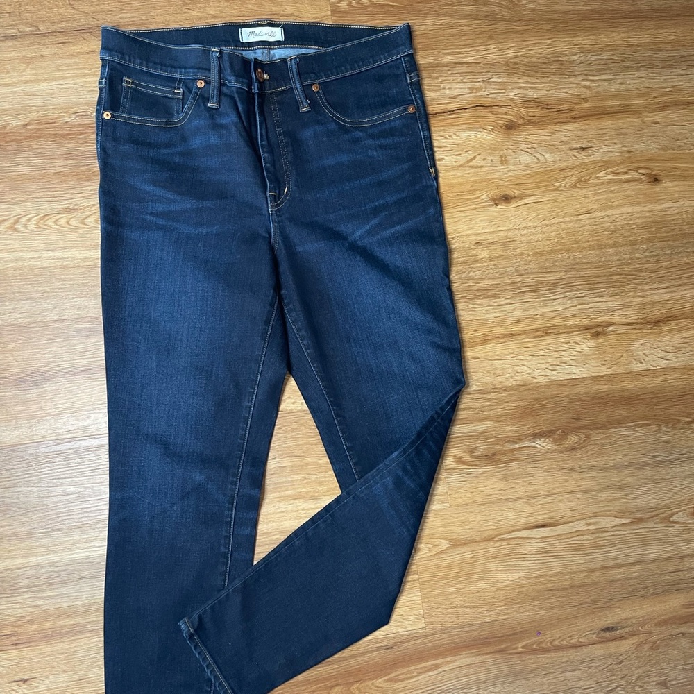 Madewell Skinny Hi Rise Dark Wash Jeans Size 31